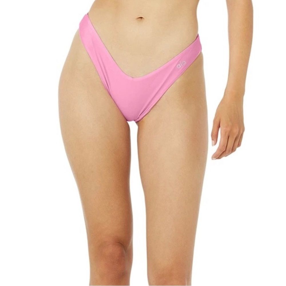 Alo X Frankie's Bikinis Pink Swim Bikini